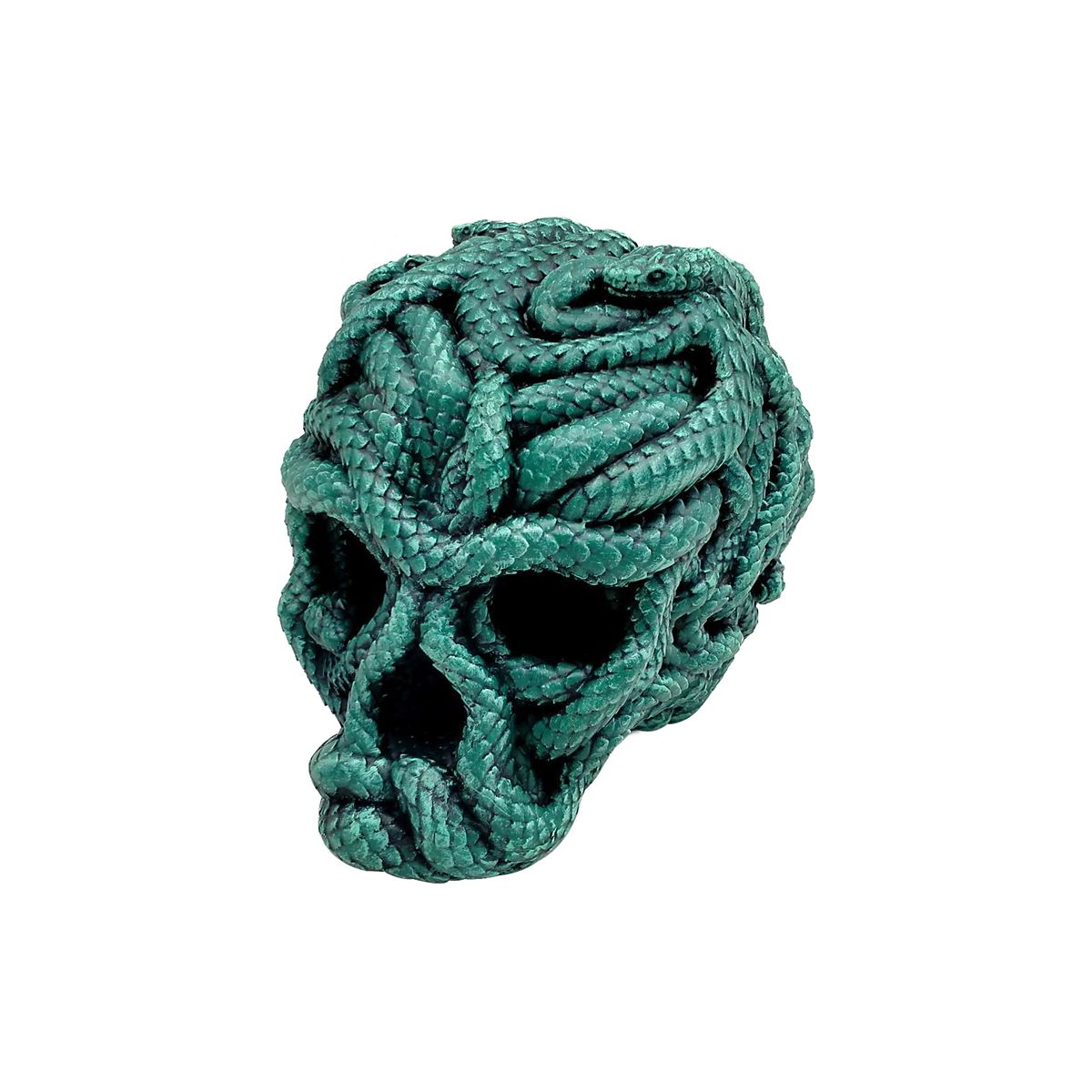 Medusa Snake Skull GREEN