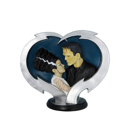 Bride and Frankenstein Electric Love Statue - Universal Monsters MULTI-COLOR