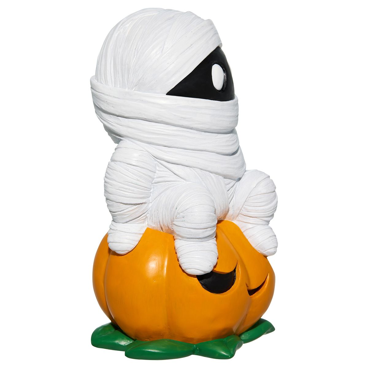 Pumpkin Mummy Tabletop Statue BLACK / MULTI