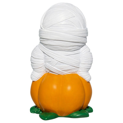 Pumpkin Mummy Tabletop Statue BLACK / MULTI