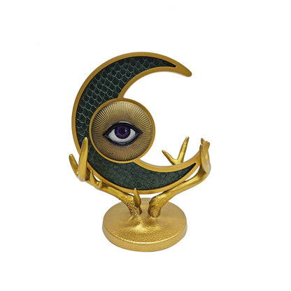 Medusa Lunar Eye Tabletop Sign GREEN