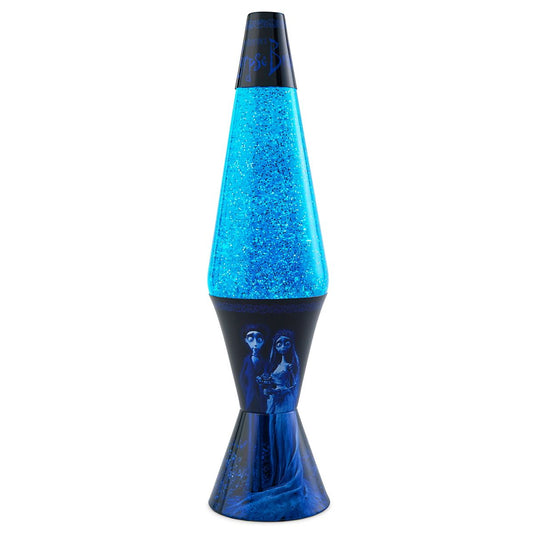 Corpse Bride 17 Inch Lava Lamp Glitter BLUE