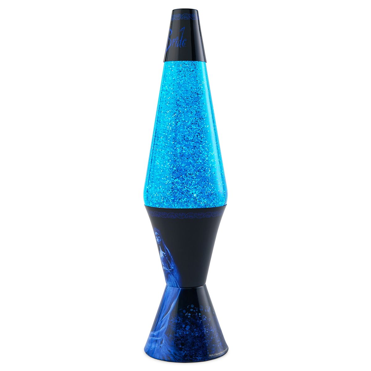 Corpse Bride 17 Inch Lava Lamp Glitter BLUE
