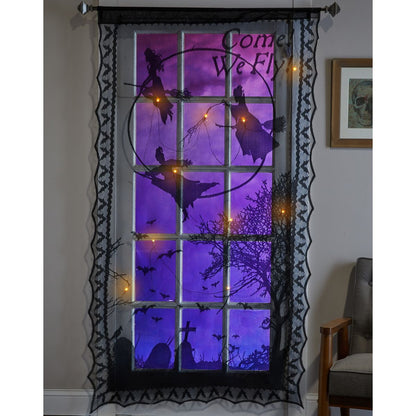 Light-Up Lace Panel – Hocus Pocus BLACK