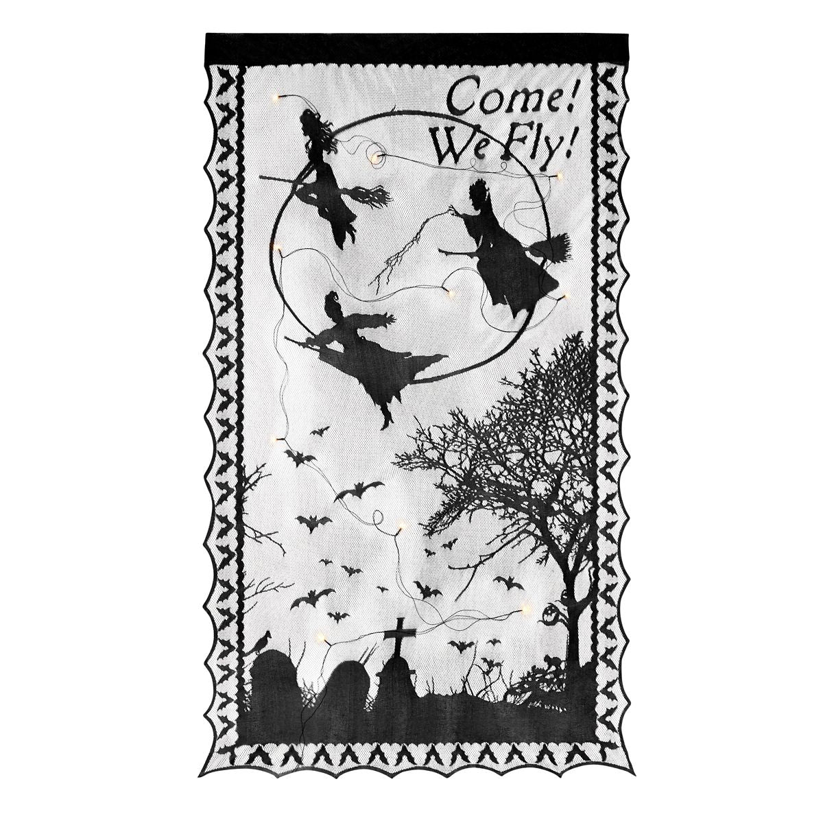 Light-Up Lace Panel – Hocus Pocus BLACK