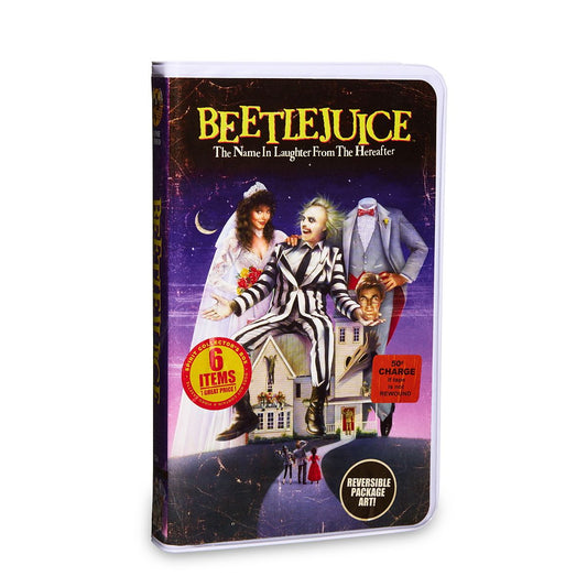 Beetlejuice Video Collector Box BLACK AND  BLUE