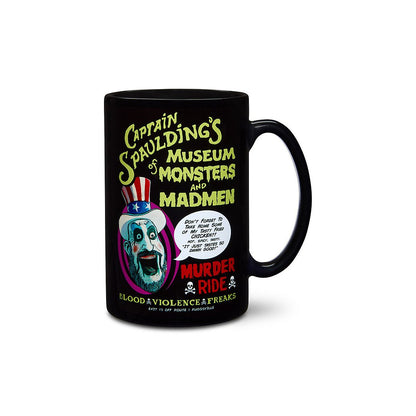 House of 1000 Corpses Museum Coffee Mug - 18 oz. BLACK