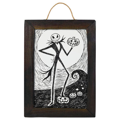 Jack Skellington Reversible Sign - The Nightmare Before Christmas BLACK / MULTI