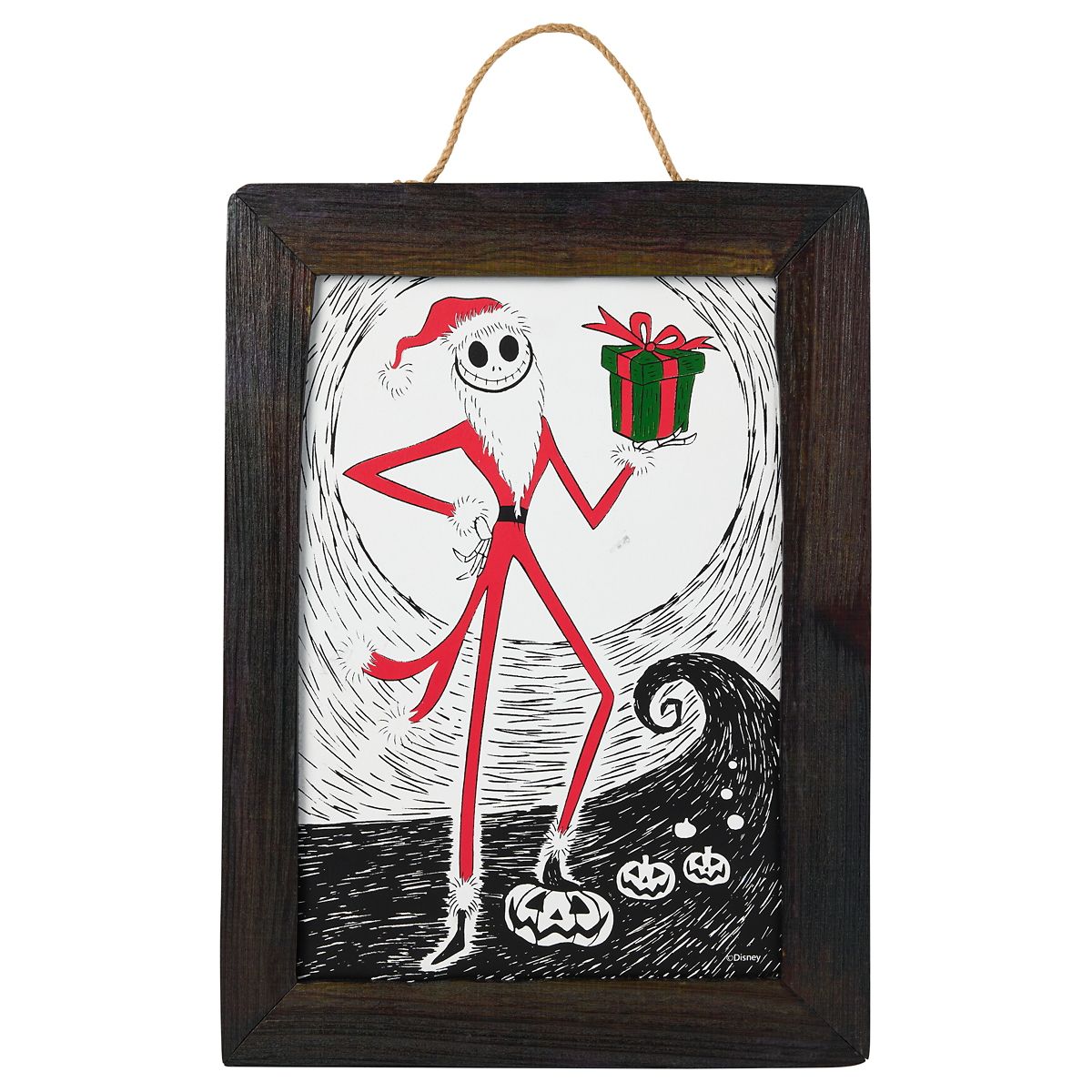 Jack Skellington Reversible Sign - The Nightmare Before Christmas BLACK / MULTI