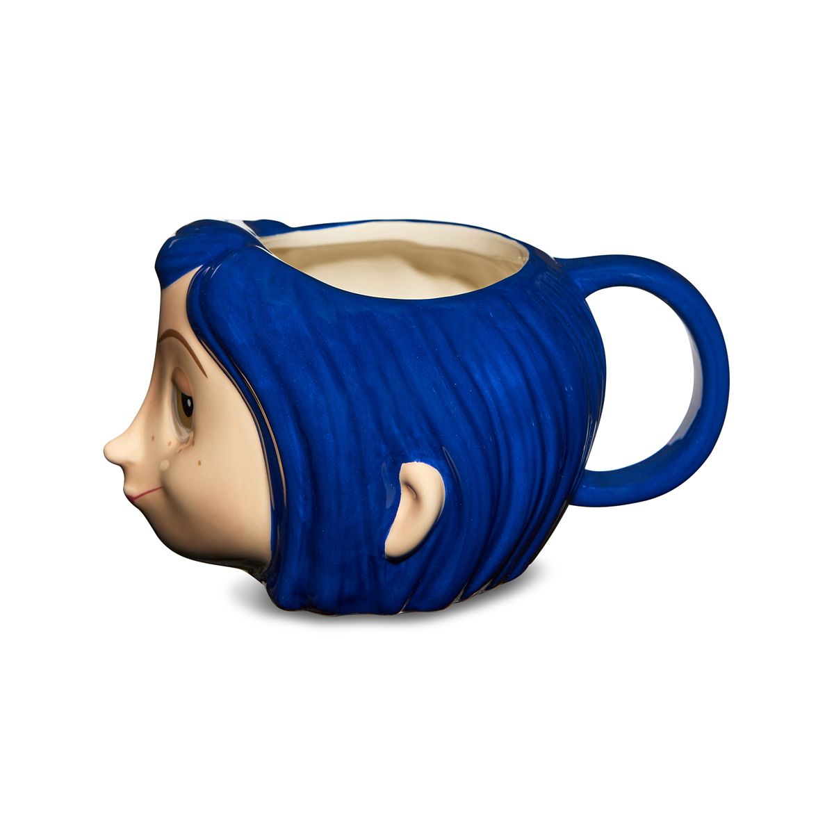 Molded Head Coraline Coffee Mug - 11 oz. PURPLE