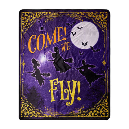 Come We Fly Fleece Blanket - Hocus Pocus MULTI-COLOR