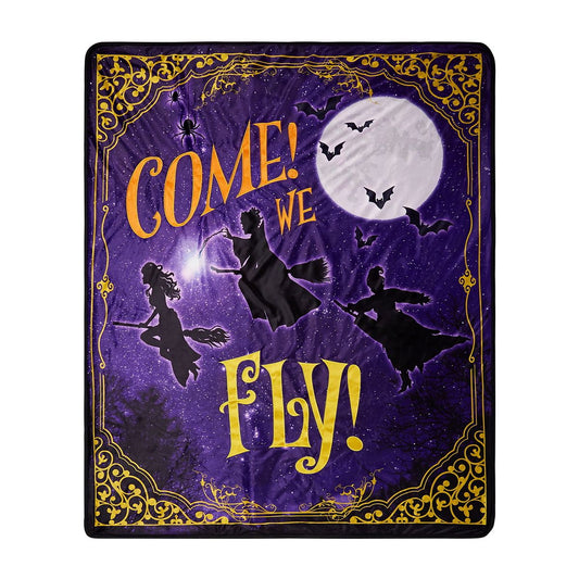 Come We Fly Fleece Blanket - Hocus Pocus MULTI-COLOR