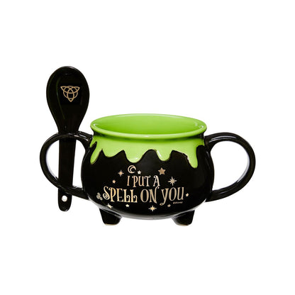 Cauldron Soup Mug With Spoon 20 oz. - Hocus Pocus MULTI-COLOR