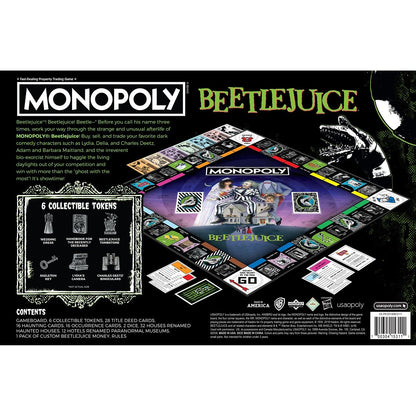 Beetlejuice Monopoly Board Game