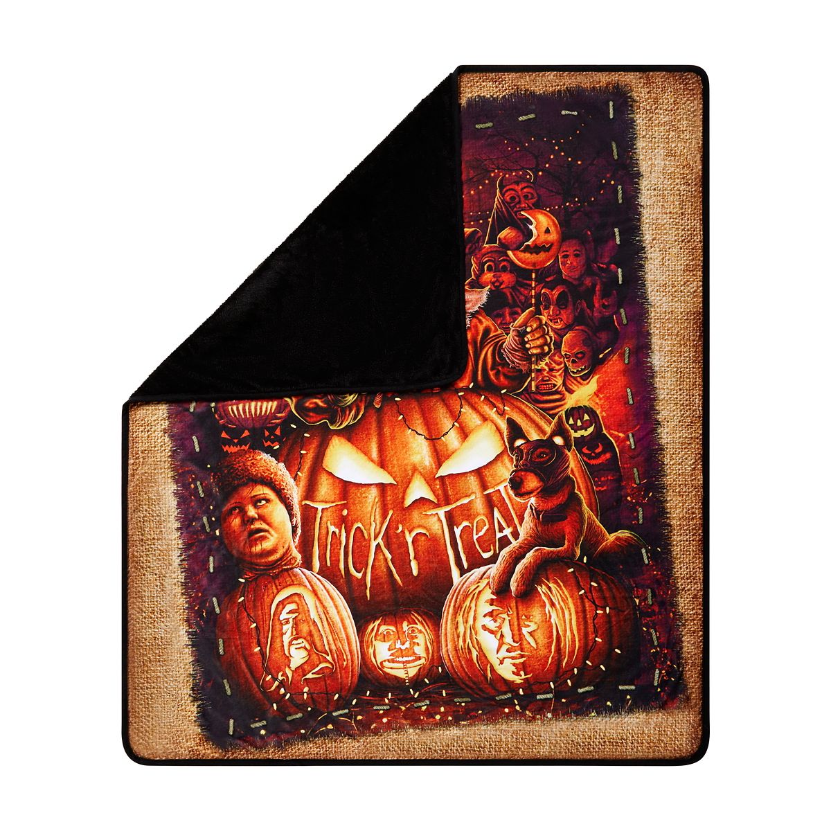 Sam Trick 'r Treat Group Fleece Blanket MULTI-COLOR