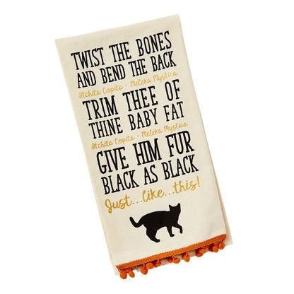 Binx Cat Spell Dish Towel - Hocus Pocus