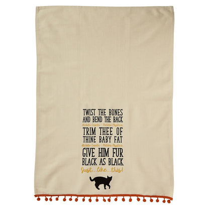 Binx Cat Spell Dish Towel - Hocus Pocus