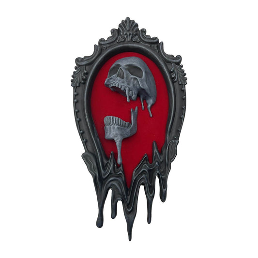 Drippy Skull Sign BLACK AND RED