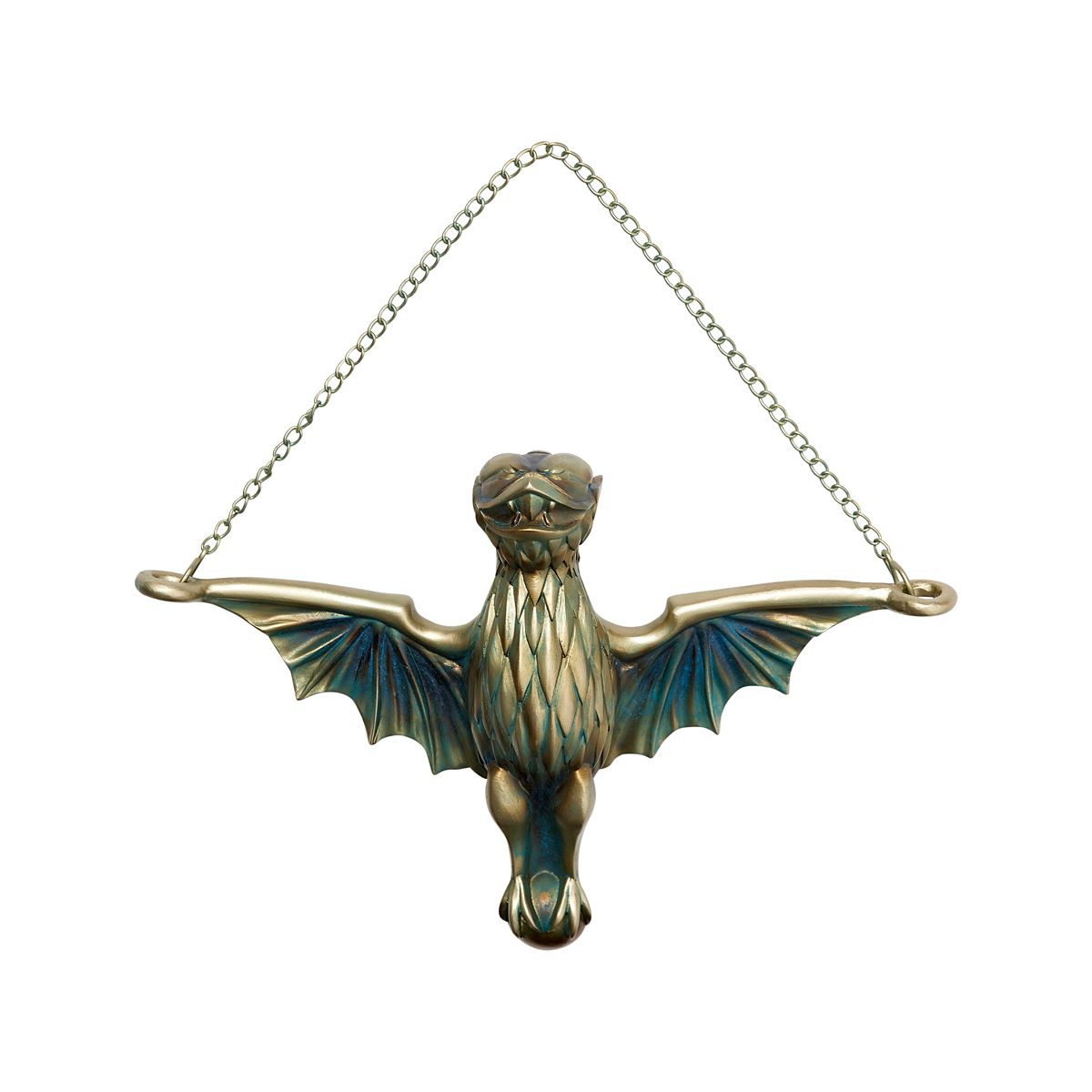 The Haunted Mansion Bat Chain Sign - Disney BRONZE