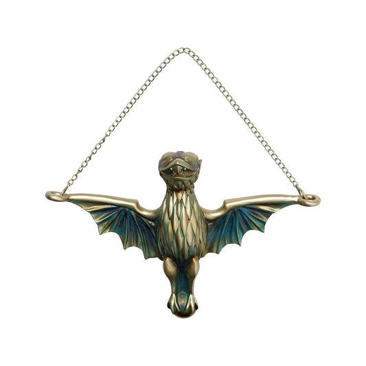 The Haunted Mansion Bat Chain Sign - Disney BRONZE