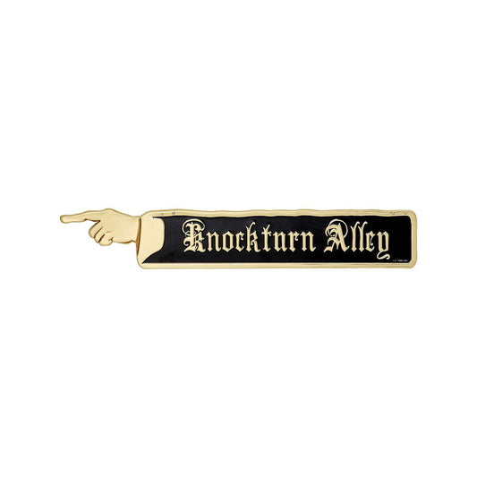 Knockturn Alley Sign -  Harry Potter BLACK/GOLD