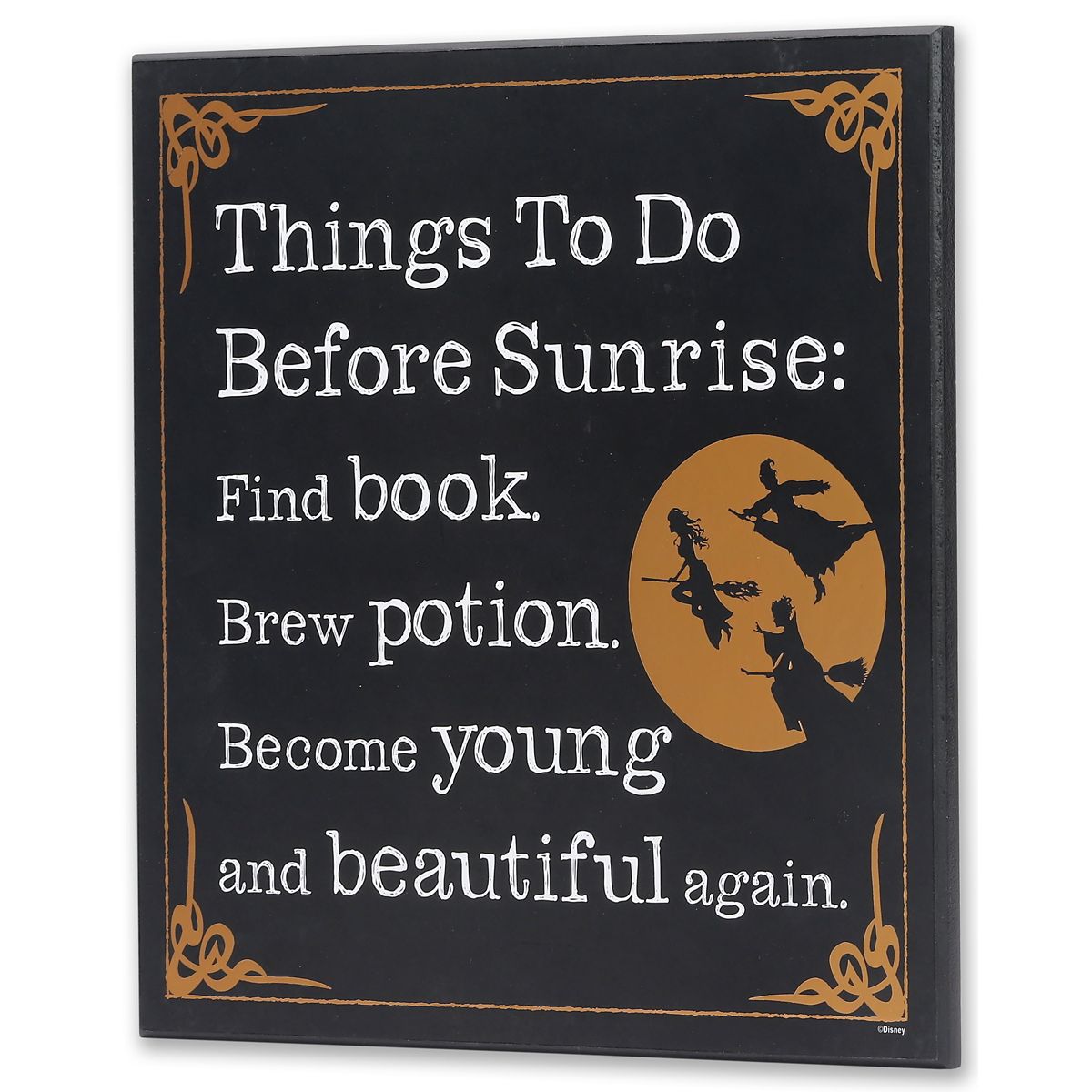 To Do List Sign - Hocus Pocus MULTI-COLOR
