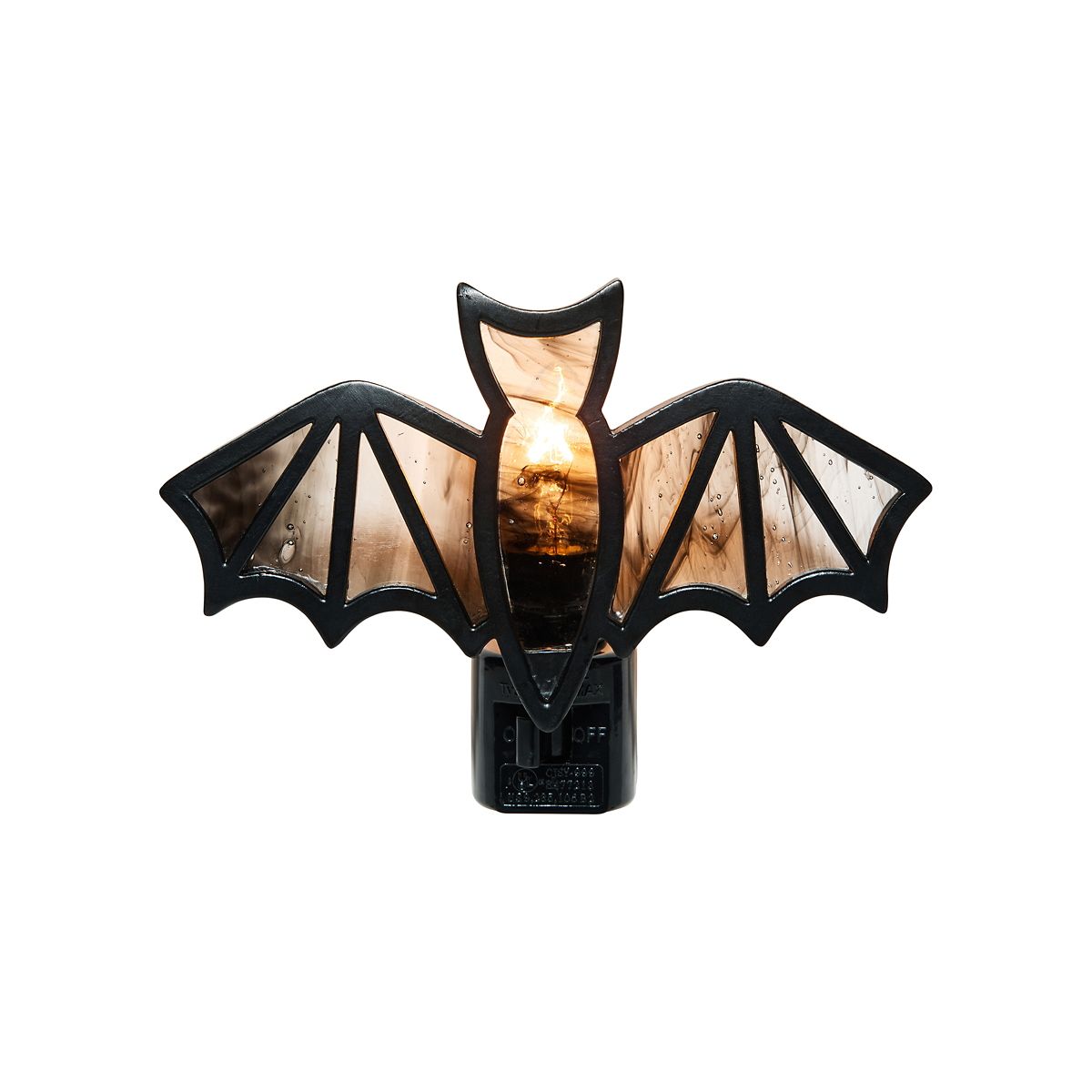 Stained Glass Bat Nightlight MULTI-COLOR