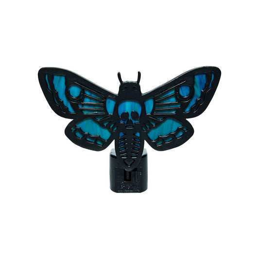 Stained Glass Death Moth Nightlight MULTI-COLOR