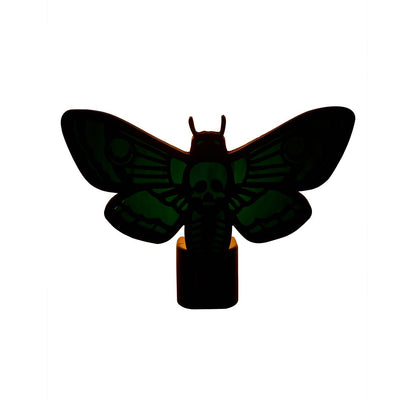 Stained Glass Death Moth Nightlight MULTI-COLOR