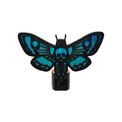 Stained Glass Death Moth Nightlight MULTI-COLOR