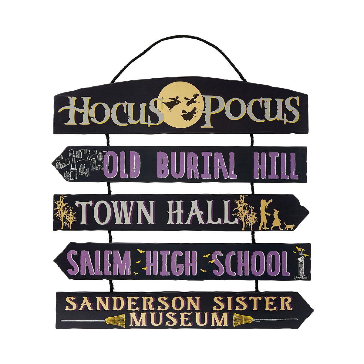 Hocus Pocus Ladder Sign - Disney MULTI-COLOR