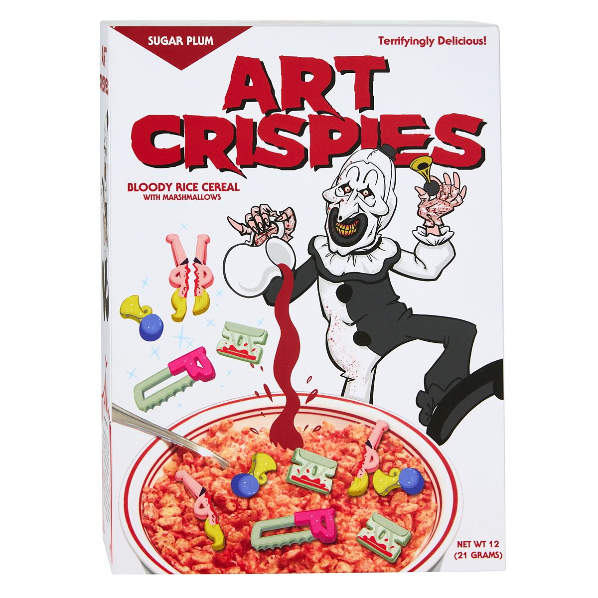 Terrifier Art Crispies Cereal Box Sign MULTI-COLOR