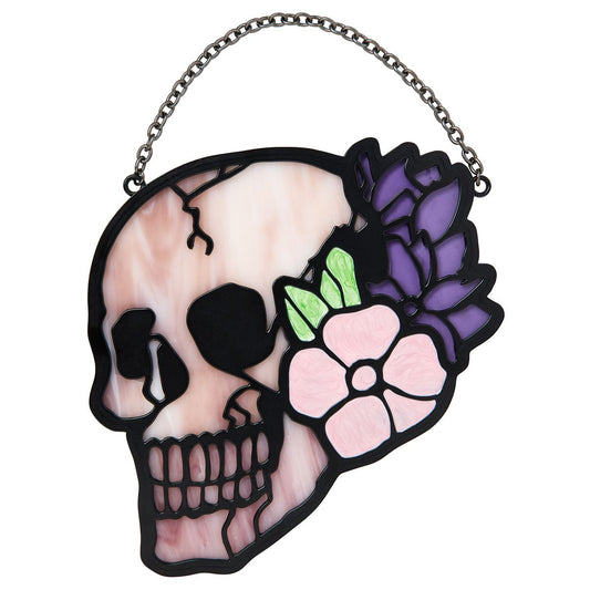 Skull Flower Suncatcher MULTI-COLOR