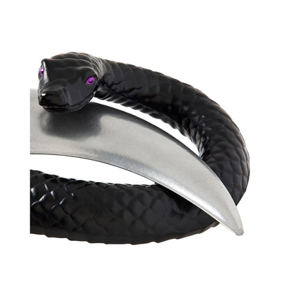Mystical Arts Snake Moon Sign BLACK AND SILVER