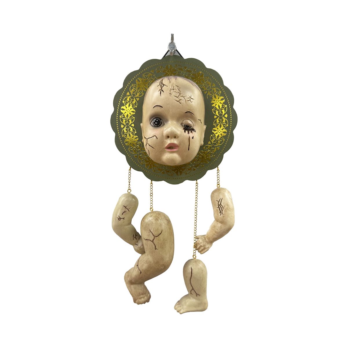 Broken Doll Hanging Sign MULTI-COLOR