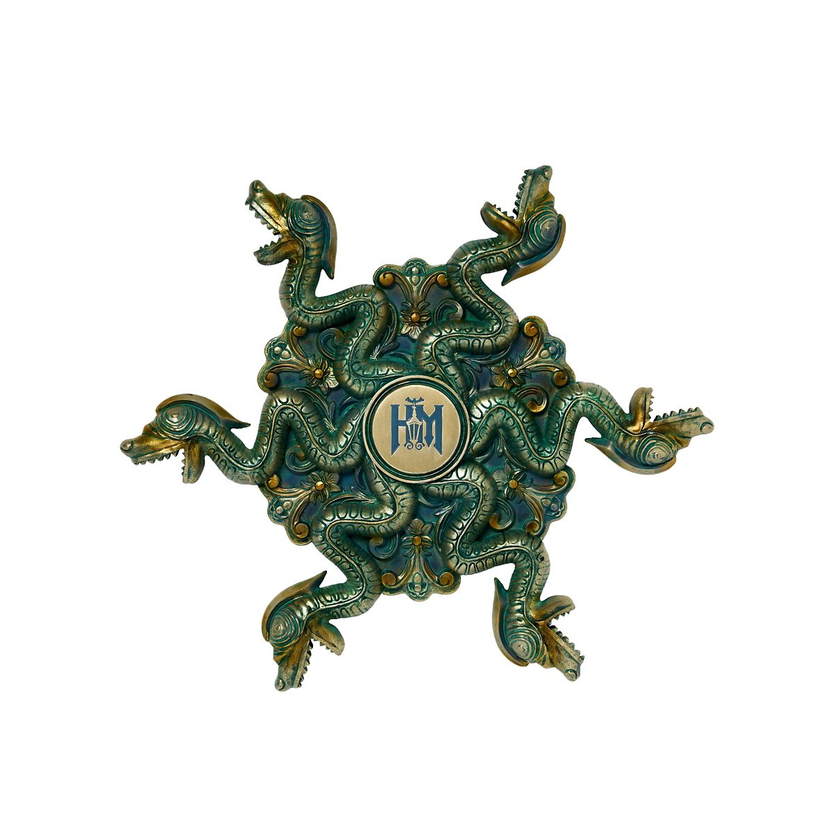 Disney The Haunted Mansion Serpent Sign GOLD
