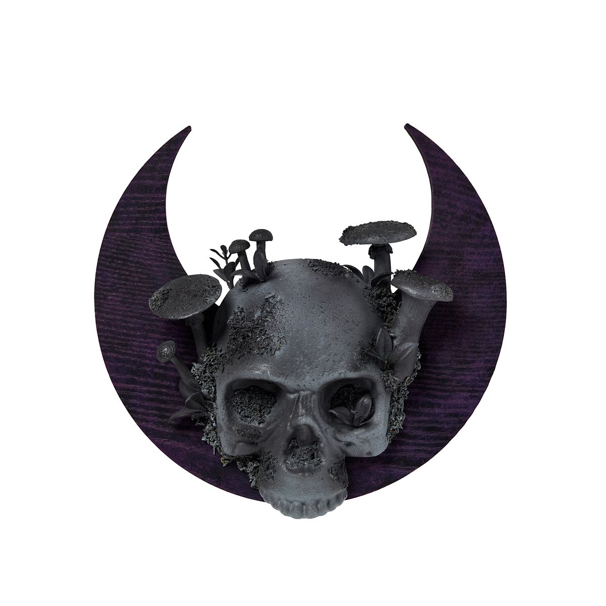 Mystical Arts Skull Moon Wall Sign BLACK / MULTI