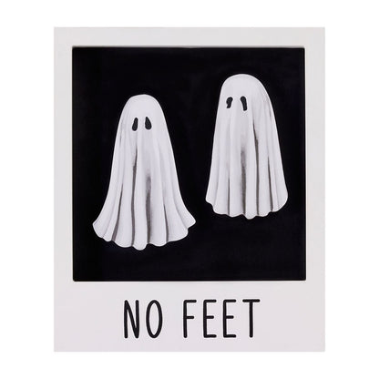 Ghost Duo Polaroid Picture Sign BLACK AND WHITE
