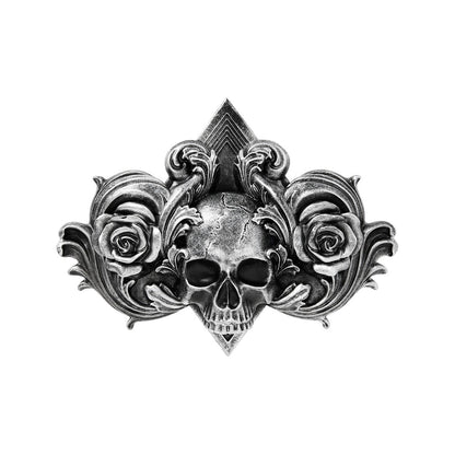 Gothic Noir Skull Wall Decor BLACK