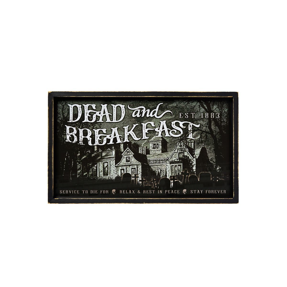 Dead and Breakfast Sign MULTI-COLOR