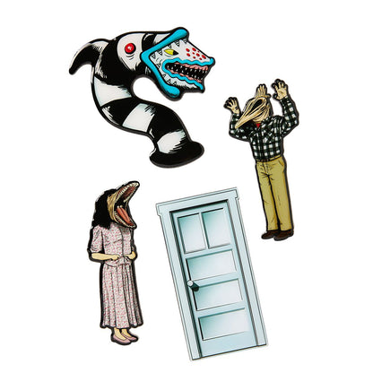 Beetlejuice Removeable Magnets Sign BLACK / MULTI