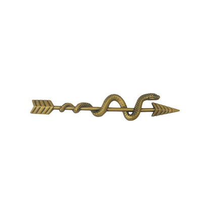 Medusa Golden Snake Arrow Sign GOLD