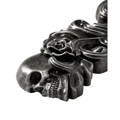Rose and Skull Hanging Sign MULTI-COLOR