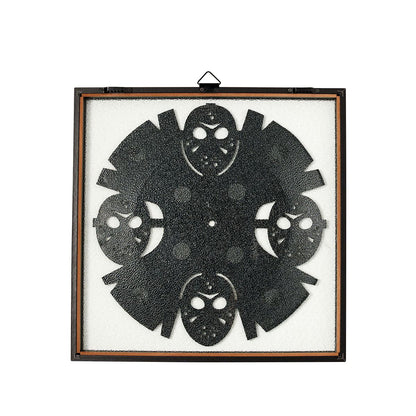 Jason Voorhees Vinyl Record Sign - Friday the 13th BLACK / MULTI