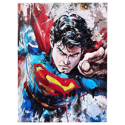Superman Contemporary Art Canvas MULTI-COLOR