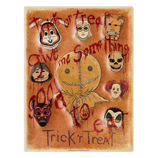 Trick 'r Treat Characters Sign WHITE - MULTI