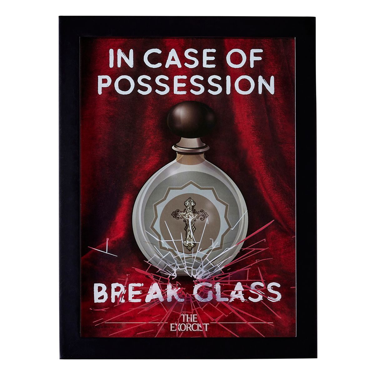 In Case of Possession Glass Sign - The Exorcist MULTI-COLOR