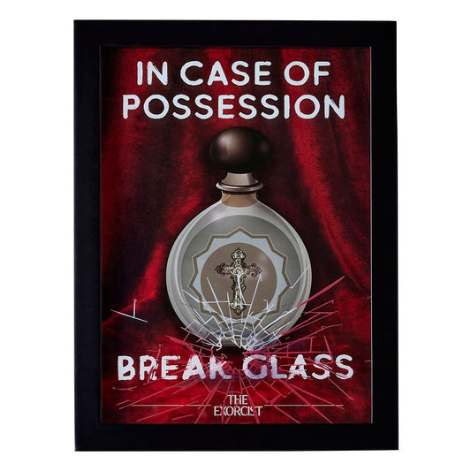 In Case of Possession Glass Sign - The Exorcist MULTI-COLOR