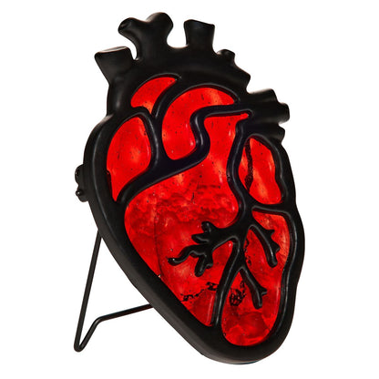 Anatomical Heart Suncatcher RED