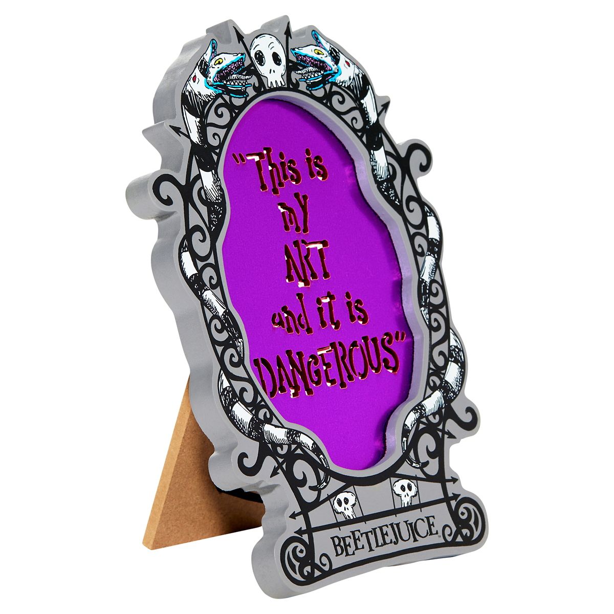 My Art is Dangerous Sign - Beetlejuice MULTI-COLOR
